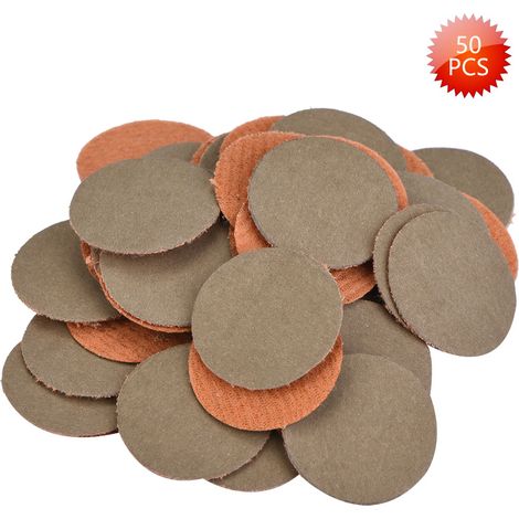 Ortviai Disques abrasifs autocollants 25 mm (1 pouce) – 50 pièces, grain 10000, usage humide/sec, pour métal, bois, plastique (1/5)