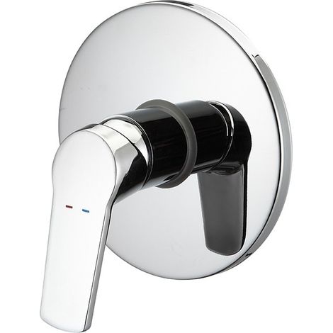 Rubinetto incasso doccia cromato - Serie Fluid (1/4)