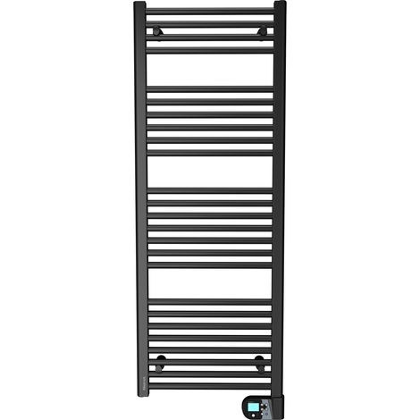 Radiateur sèche serviettes à inertie fluide NOIROT FLOBAIN II 750W  noir (1/3)