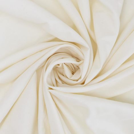 Bed Skirt with Ruffles, Elegant Bed Skirt with Ruffles, Height 35-40 cm, Roll-Up Bed Valance, Wrap Around Valance, 150 x 200 cm, Cream White (1/5)