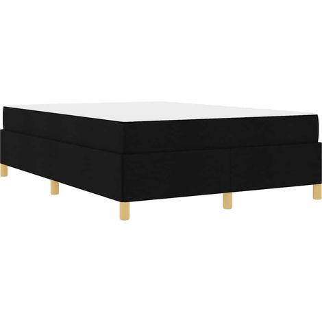 Estructura de cama Negro 160 x 200 cm tela vidaXL (1/5)