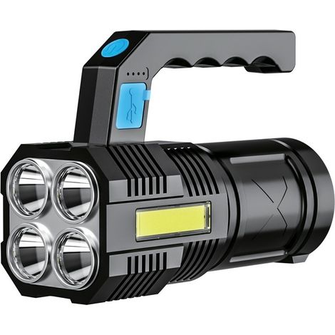 TERRE JARDIN - Linterna portátil de 200 lúmenes, recargable por USB, norma IP 44 (1/3)