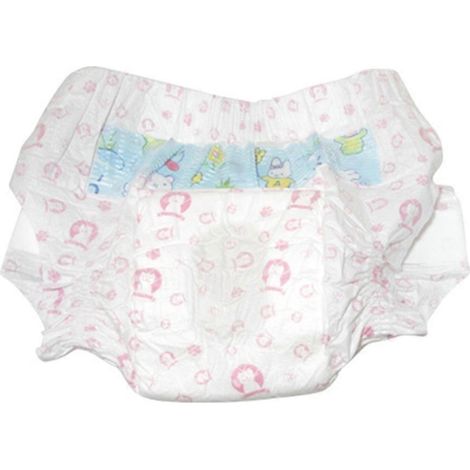 Lot de 12 couches pour chiens mâles et femelles, très absorbantes - Taille L - Rose (1/5)