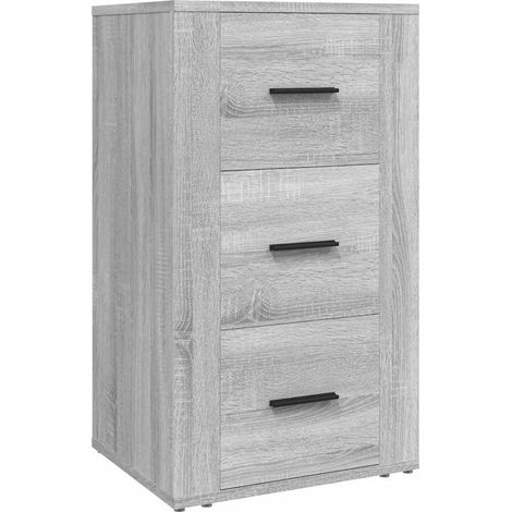 Maison Exclusive - Credenza Grigio Sonoma 40x33x70 cm in Legno Multistrato (1/5)
