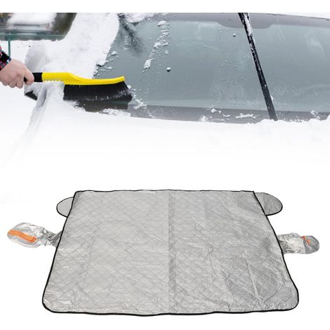 Pare-Neige pour Voiture, Film aluminisé Durable, Couverture de Protection à Neuf Aimants, Résistant aux Intempéries Hivernales