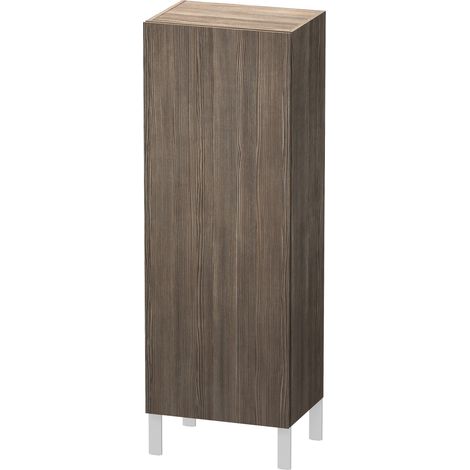 Armadio semi-alto Duravit L-Cube, larghezza 500 mm, profondità 363 mm, 1 anta, cerniera a destra, colorazione: Pino Terra Decor Pine Terra - LC1179R5151 (1/4)