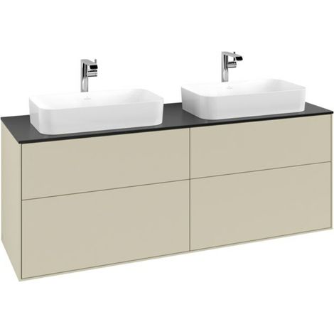 Villeroy & Boch Finion Waschtischunterschrank, 4 Auszüge, für 2 (1/3)