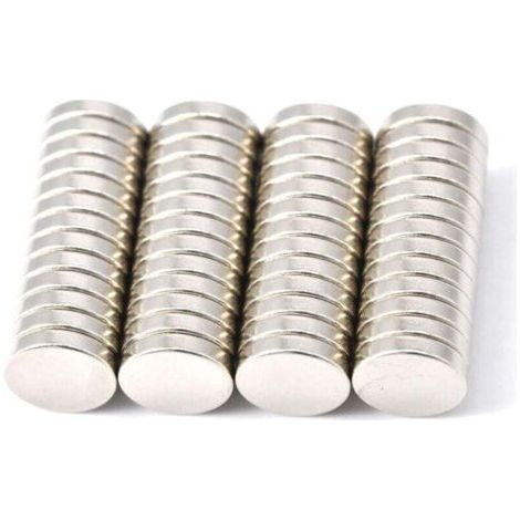 52 extrem starke 10x2 mm Magnete, ca. 2 kg Haltekraft