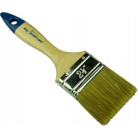 Pinceau Plat Droit Blue Dolphin, 7,6 cm, Pour Peinture Et Finition
