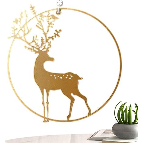 Décoration murale en métal - Cerf - Décoration murale en (1/5)