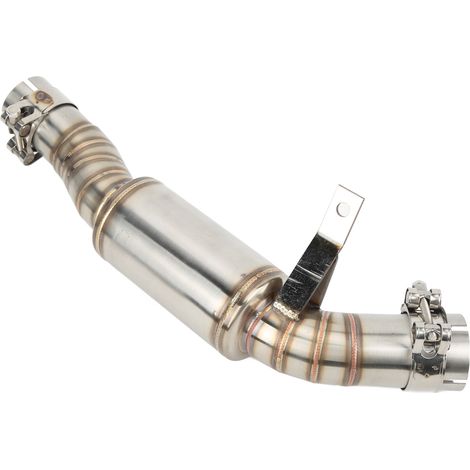 Tuyau de liaison intermédiaire d'échappement en acier inoxydable, pièce de remplacement pour Benelli Leoncino 500 BJ500, tube de raccordement moto (1/5)