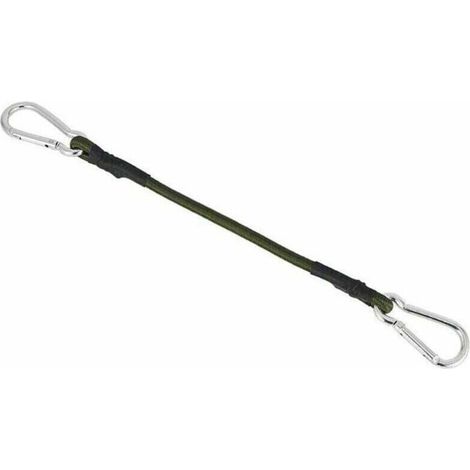 60cm Shade Sail Accessory Kit - Black Elastic Ties, Sun Protection, Mounting Tools & Hardware