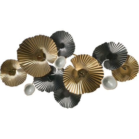 Wandobjekt FRANCIUM Metall 50 cm Bunt
