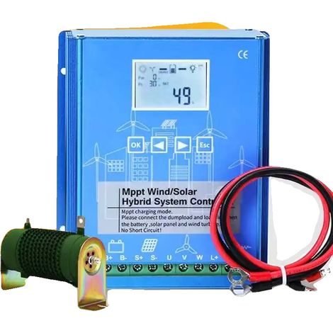 Regolatore di energia ibrido, carico MPPT, monitoraggio in tempo reale, controllo ibrido da 4 kW, 12 V 24 V-a (1/2)