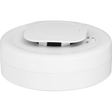 Rauchmelder mit drahtloser Steuerung, Temperatursensor und Feueralarm (3 V) für Zuhause und Büro (1/5)