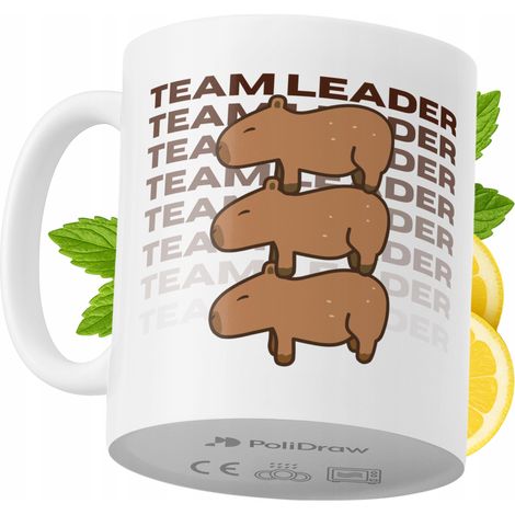Lustige Tasse für Teamleiter – Kaffee- oder Teetasse mit witzigem Textdesign – ideal für Geburtstage, Namenstage, Feiertage und besondere Anlässe. Hochwertige Tasse für Homeoffice, Büro und Arbeit. Fa (1/5)