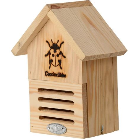 Marienkäferhaus aus Naturholz
