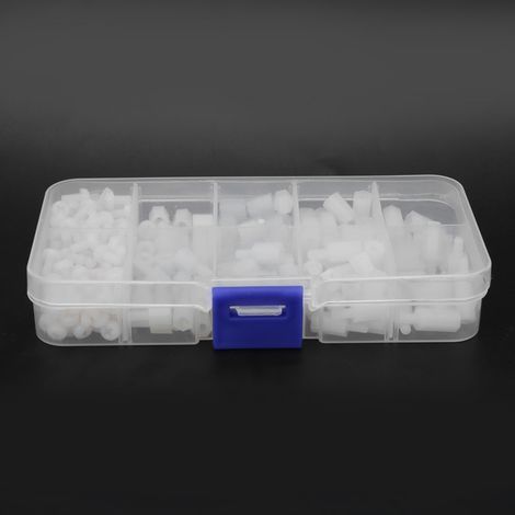 300 vis à entretoise en nylon FFFM M3 pour usages multiples (blanc) (1/5)