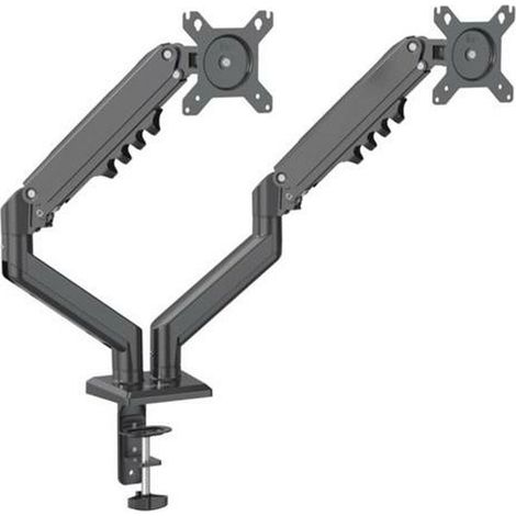 Nilox NXDMA02B supporto per scrivania inclinabile nero doppio