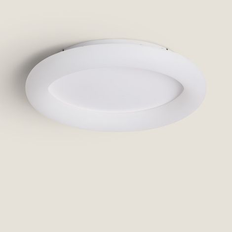 Plafoniera LED 36W Circolare Metallo Ø400 mm Irlava Bianco