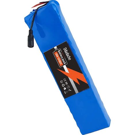 Pack de batterie lithium, 36V 100Ah, BMS intégré, 10S3P-XT60-XT30 (1/2)