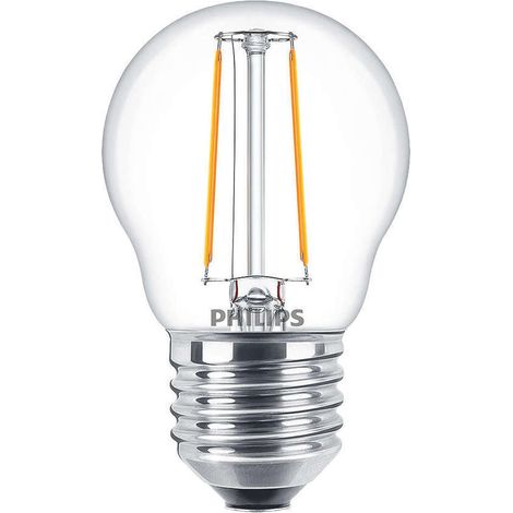 Philips Corepro LED Lustre E27 Boule Filament Claire 2W 250lm - (1/3)
