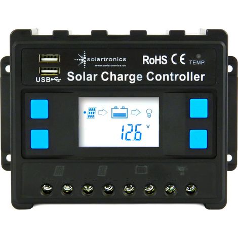 50A Laderegler / 12V/24V blau (1/5)