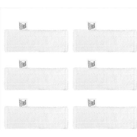 Lot de 6 lingettes de rechange en microfibre pour nettoyeur vapeur EasyFix SC 2, SC 3, SC 4 et SC 5 (1/5)