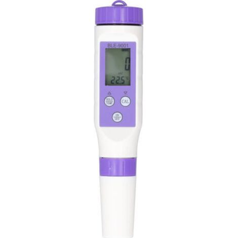 Medidor de ORP inteligente Bluetooth con pantalla LCD retroiluminada para medir el potencial de oxidación-reducción digital (batería no incluida). (1/5)