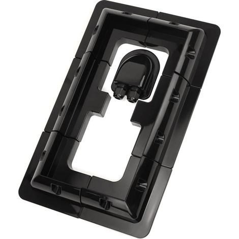 Supports de montage de panneaux solaires, sans perçage, pour camping-cars, camping-cars, toits, noir (1/5)