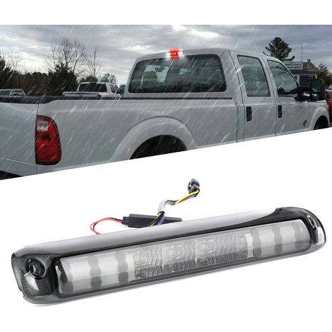 Feu stop LED montage haute pour Chevy Silverado 1500/2500/3500 1999-2006, noir (1/5)