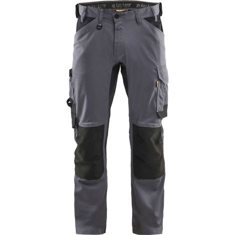 BLAKLADER 1751 pantaloni da lavoro elasticizzati da uomo Grigio 50 (1/2)