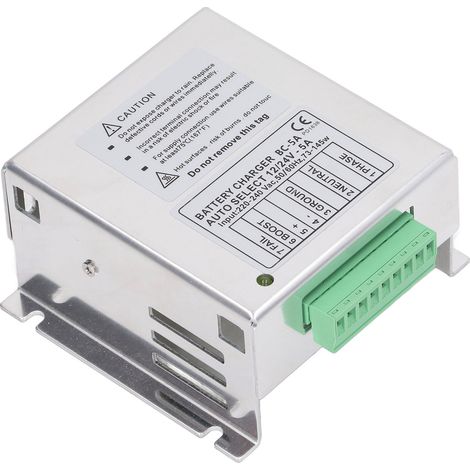 12V/24V 2-stufiges Batterieladegerät, automatischer Regler 220-240VAC, intelligentes Ladegerät für Generatorbatterien (1/5)