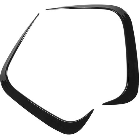 Kit 2 Ailerons Déflecteurs d'Air Noir Brillant pour Pare-Choc Arrière, Cadre Canard Latéral F87 M2 Série 2 2016-2021 (1/5)