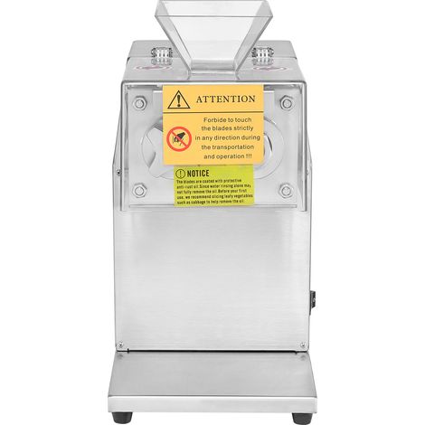 Mophorn 850 W Fleischschneidemaschine, 250 kg/h kommerzieller Fleischschneider, Edelstahl, 5 mm Dicke, abnehmbare Klingen, elektrischer Allesschneider für die Küche zu Hause, Restaurants, Supermärkte