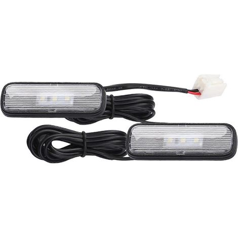 Set mit 2 dekorativen LED-Innenraumleuchten für Honda Civic der 10. Generation (2018–2020), weiß