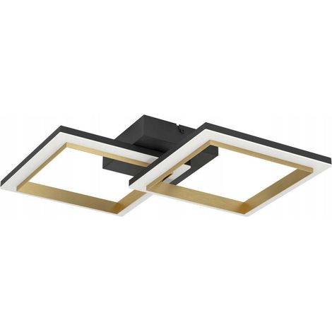 Eglo Calliera Deckenlampe Schwarz und Gold 31x52,5 cm