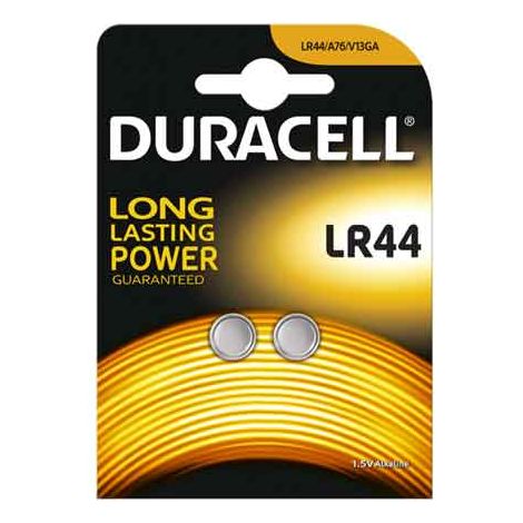 PILE PER L'ELETTRONICA 'LR44' Blister 2 Pezzi