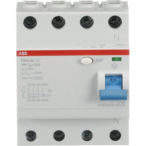 Differenziale Puro Classe AC 0,30A 4MOD. 40A - ABB (1/3)