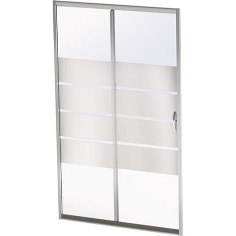 Paroi de douche coulissante ERIS 2 - 2 Volets - Pour Bac 160 cm - Chromé