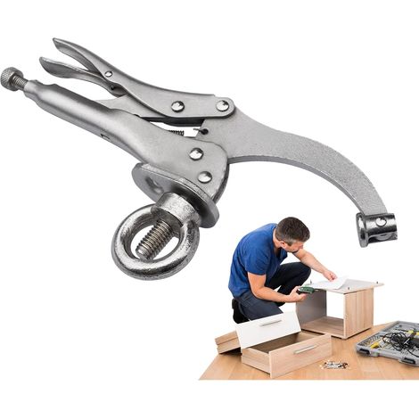 Pince de blocage pour perceuse - serre - joints de soudage 23 cm - serrage (1/5)