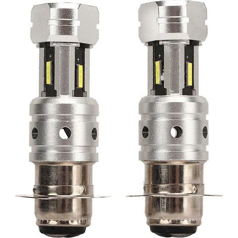H6 H6M P15D Motorrad-LED-Lampe mit Doppellinse, 100 W, superhelle Scheinwerferlampe für ATV/UTV, weiß
