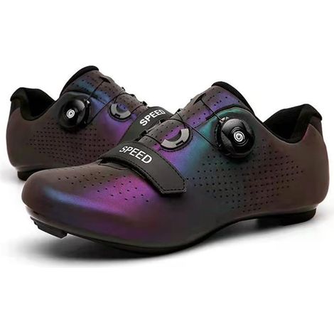 Men's and Women's Cycling Shoes, Road and Mountain Riding Shoes, Breathable Cleats, Hard Sole Bike Shoes (1/5)