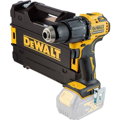 Dewalt DCD709N 18v XR Brushless Compact Combi Hammer Drill Bare + Tstak Case (1/4)