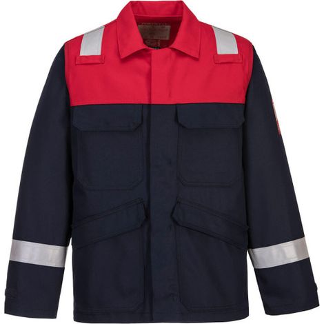 Chaqueta Bizflame Plus: Seguridad y Comodidad / Azul marino / 4XL