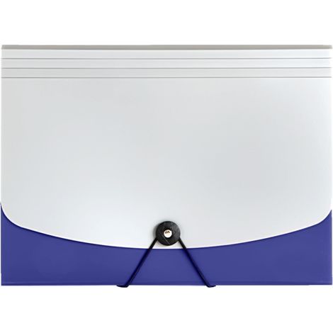 Organiseur de documents A4, pochette extensible, design compact, fermeture à rabat, matériau polyester durable, convient à une utilisation scolaire, professionnelle et domestique. (1/5)