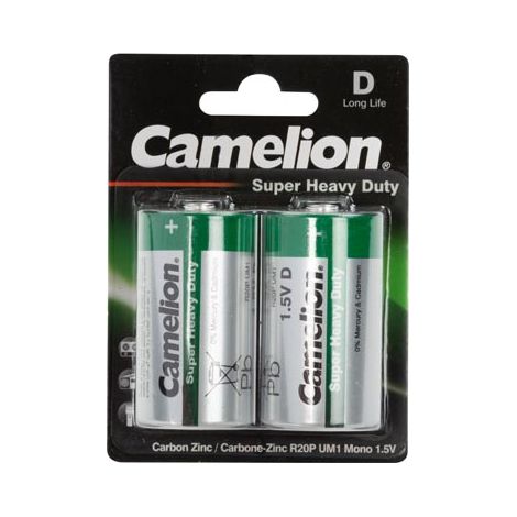 ZINCO CARBONE D/R20 1.5V-8000mAh (2pz/bl)