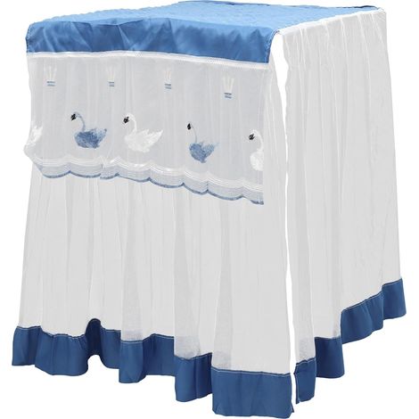 Housse Décorative Pour Machine À Laver - Supérieure Pour Lave-linge Et Sèche-linge - Couvercle Pour Appareil Électroménager Avec Broderie -