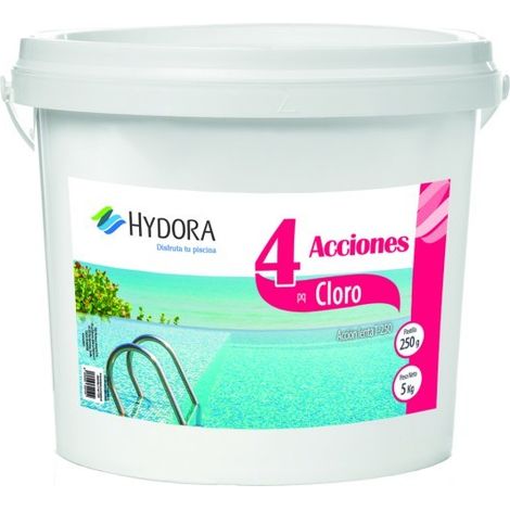 HYDORA PIH0010 Cloro 4 Acciones T250G 5kg - ref: PIH0010