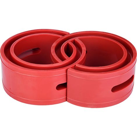 Amortisseur de Choc Rouge pour Voiture - 2 Pièces Buffer de Ressort, Coussin de Pare-chocs Type B (1/5)